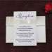 Ivory Invitation Card Simple Style Wedding Card Customized Reception with Envelope